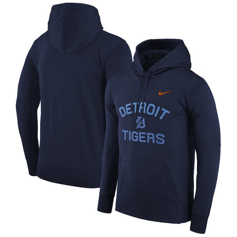 Detroit Tigers Therma Pullover Hoodie - Navy
