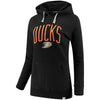 Anaheim Ducks   Women's Indestructible Pullover Hoodie - Black