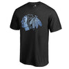 Chicago Blackhawks   Big & Tall Pond Hockey T-Shirt - Black
