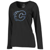 Calgary Flames   Women's Plus Sizes Pond Hockey Long Sleeve T-Shirt - Black