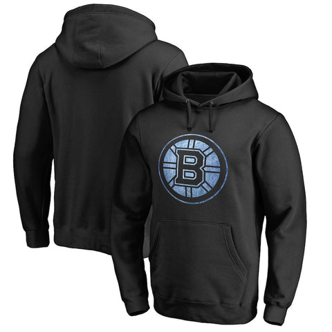 Boston Bruins Boston Bruins Big & Tall Pond Hockey Pullover Hoodie - Black