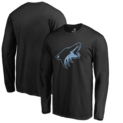 Arizona Coyotes   Big & Tall Pond Hockey Long Sleeve T-Shirt - Black