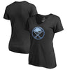 Buffalo Sabres   Women's Plus Sizes Pond Hockey T-Shirt - Black