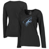 Arizona Coyotes   Women's Plus Sizes Pond Hockey Long Sleeve T-Shirt - Black