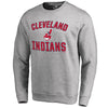 Cleveland Indians   Victory Arch Crew Neck Pullover Sweatshirt - Heathered Gray