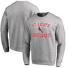 St. Louis Cardinals   Victory Arch Crew Neck Pullover Sweatshirt - Heathered Gray