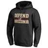 Arizona Coyotes   Big & Tall Hometown Collection Defend Pullover Hoodie - Black