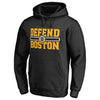 Boston Bruins   Big & Tall Hometown Collection Defend Pullover Hoodie - Black