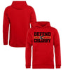 Calgary Flames   Youth Hometown Collection Defend Pullover Hoodie - Red