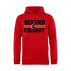 Calgary Flames   Youth Hometown Collection Defend Pullover Hoodie - Red