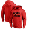 Calgary Flames   Hometown Collection Defend Pullover Hoodie - Red