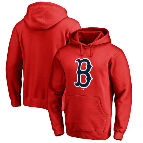 Boston Red Sox   Primary Logo Pullover Hoodie - Red