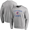 Chicago Cubs   Victory Arch Crew Neck Pullover Sweatshirt - Heathered Gray