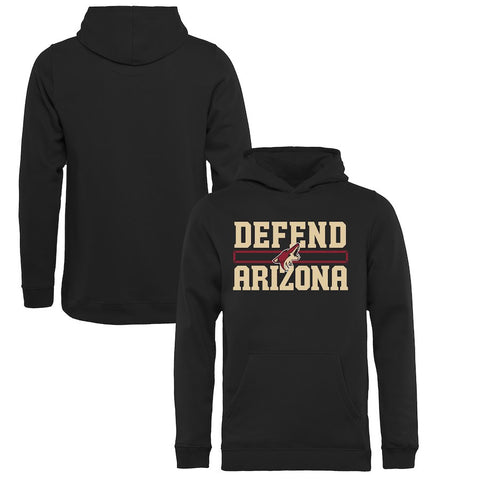 Arizona Coyotes   Youth Hometown Collection Defend Pullover Hoodie - Black