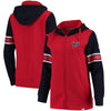 Washington Nationals   Women's Iconic Full-Zip Hoodie - Red