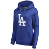 Los Angeles Dodgers   Women's Primary Logo Pullover Hoodie - Royal