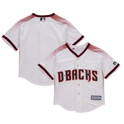 Arizona Diamondbacks Majestic Preschool Home Official Cool Base Team Jersey - White