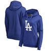Los Angeles Dodgers   Women's Primary Logo Pullover Hoodie - Royal