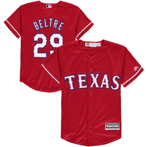 Adrian Beltre Texas Rangers Majestic Youth Alternate Official Cool Base Player Jersey