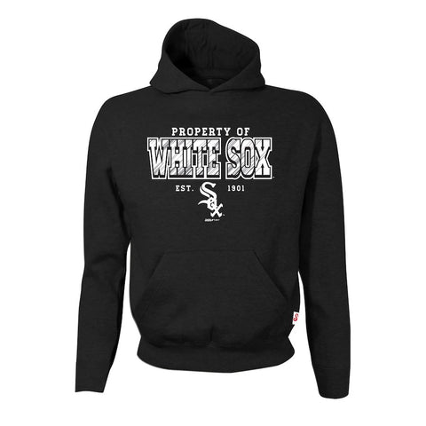Chicago White Sox Stitches Youth Property Of Team Hoodie - Black