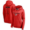 Carolina Hurricanes   Women's Number 1 Mom Pullover Hoodie - Red
