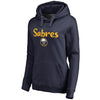 Buffalo Sabres   Women's Plus Sizes Number One Mom Pullover Hoodie - Navy