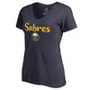 Buffalo Sabres   Women's Plus Sizes Number 1 Mom T-Shirt - Navy