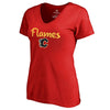Calgary Flames   Women's Plus Sizes Number 1 Mom T-Shirt - Red