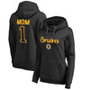 Boston Bruins   Women's Plus Sizes Number One Mom Pullover Hoodie - Black