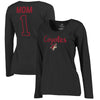 Arizona Coyotes   Women's Plus Sizes Number 1 Mom Long Sleeve T-Shirt - Black