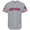 Cincinnati Reds Majestic 2017 Stars & Stripes Authentic Collection Flex Base Team Jersey - Gray