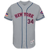 Noah Syndergaard New York Mets Majestic 2018 Stars & Stripes Authentic Collection Flex Base Player Jersey - Gray
