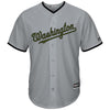 Washington Nationals Majestic 2018 Memorial Day Cool Base Team Jersey - Gray