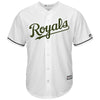 Salvador Perez Kansas City Royals Majestic 2017 Memorial Day Cool Base Player Jersey - White