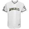 Los Angeles Angels Majestic 2017 Memorial Day Authentic Collection Flex Base Team Jersey - White