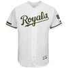 Kansas City Royals Majestic 2017 Memorial Day Authentic Collection Flex Base Team Jersey - White