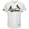 St. Louis Cardinals Majestic 2017 Memorial Day Authentic Collection Flex Base Team Jersey - White