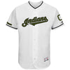 Francisco Lindor Cleveland Indians Majestic 2018 Memorial Day Authentic Collection Flex Base Player Jersey - White