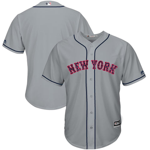 New York Mets Majestic 2018 Stars & Stripes Cool Base Team Jersey