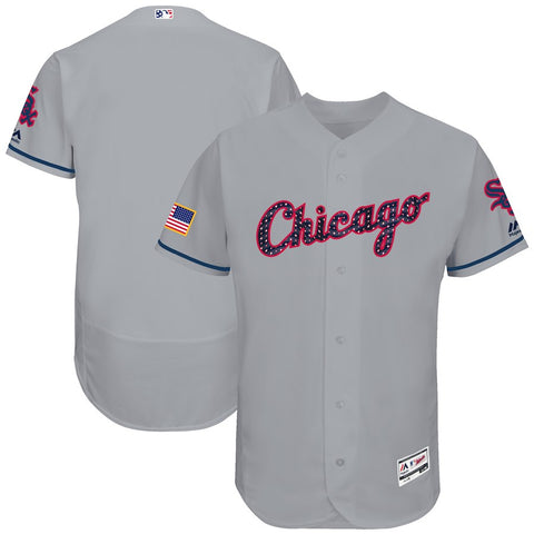 Chicago White Sox Majestic 2018 Stars & Stripes Flex Base Team Jersey