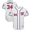 Bryce Harper Washington Nationals Majestic 2017 Stars & Stripes Authentic Collection Flex Base Player Jersey - White