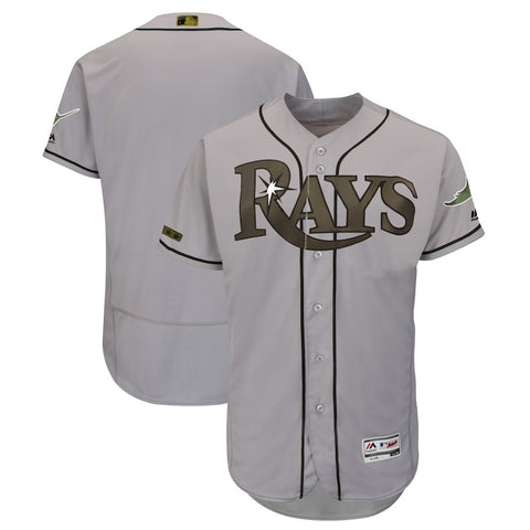 Tampa Bay Rays Majestic 2018 Memorial Day Authentic Collection Flex Base Team Jersey