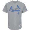 Yadier Molina St. Louis Cardinals Majestic Father's Day Flex Base Jersey - Gray