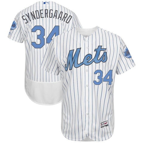 Noah Syndergaard New York Mets Majestic Father's Day Flex Base Jersey - White