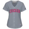 Chicago Cubs Majestic Women's Mother's Day Cool Base Replica Team Jersey - Gray