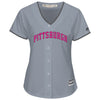 Andrew McCutchen Pittsburgh Pirates Majestic Women's Mother's Day Cool Base Replica Jersey - Gray