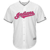 Francisco Lindor Cleveland Indians Majestic Mother's Day Cool Base Replica Jersey - White
