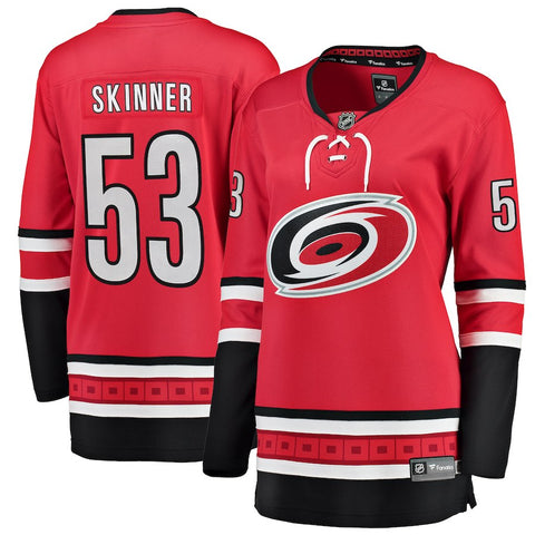 Jeff Skinner Carolina Hurricanes   Women's Home Breakaway Player Jersey - Red