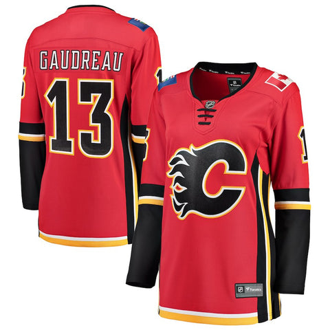 Johnny Gaudreau Calgary Flames   Women's Home Breakaway Player Jersey - Red