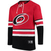 Carolina Hurricanes   Breakaway Lace Up Pullover Sweatshirt - Red